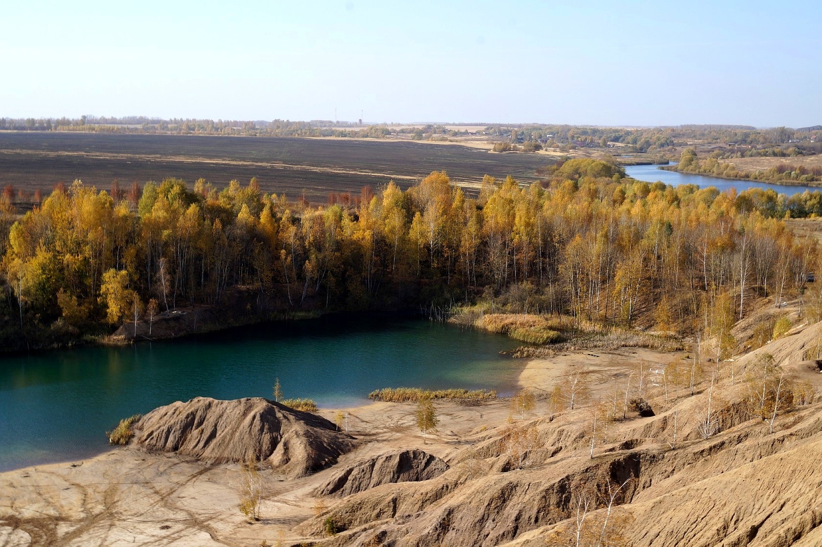 Деревня Кондуки голубые озера